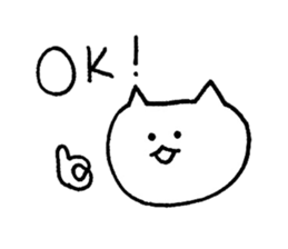 yuruyuru cat 2 sticker #7079242