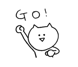 yuruyuru cat 2 sticker #7079270