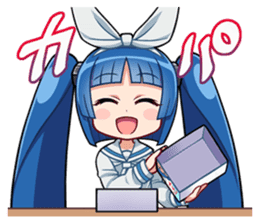 Ultimate!Nipa-ko chan sticker #7079432