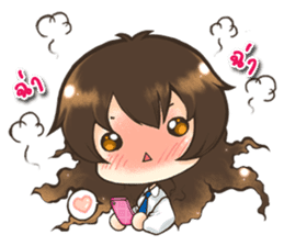 Tangmo happy girl sticker #7079449