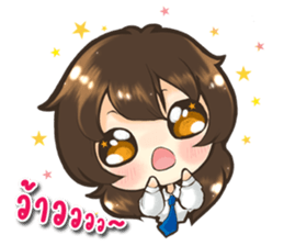 Tangmo happy girl sticker #7079458