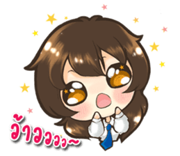 Tangmo happy girl sticker #7079458