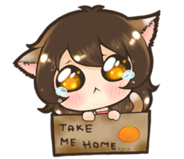 Tangmo happy girl sticker #7079461