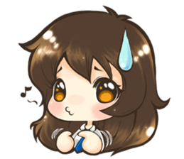 Tangmo happy girl sticker #7079473