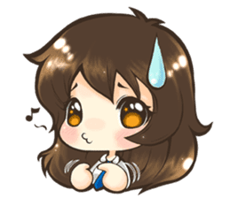 Tangmo happy girl sticker #7079473