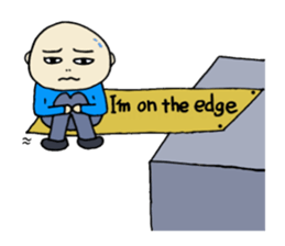 40 bald men 'ULTIMATE' sticker #7079648