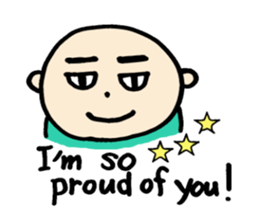 40 bald men 'ULTIMATE' sticker #7079656