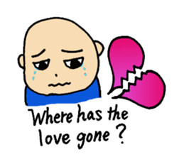 40 bald men 'ULTIMATE' sticker #7079658