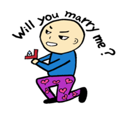 40 bald men 'ULTIMATE' sticker #7079661