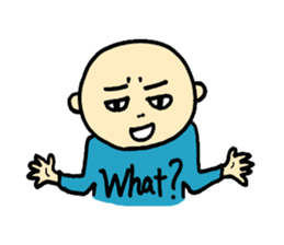 40 bald men 'ULTIMATE' sticker #7079664