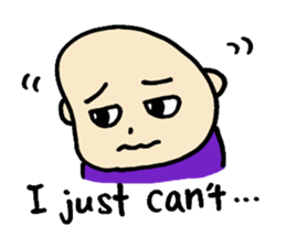 40 bald men 'ULTIMATE' sticker #7079665