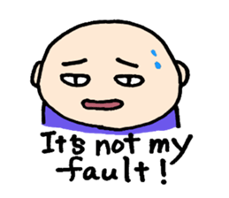 40 bald men 'ULTIMATE' sticker #7079669