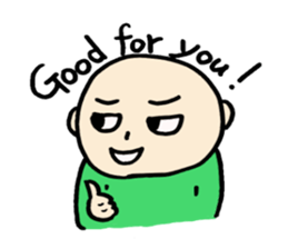 40 bald men 'ULTIMATE' sticker #7079670