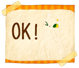 Pretty Transparent Cat sticker #7079680