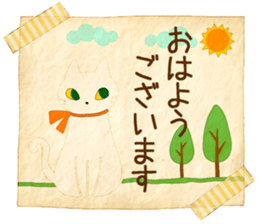 Pretty Transparent Cat sticker #7079684