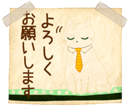 Pretty Transparent Cat sticker #7079697