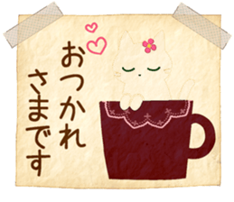 Pretty Transparent Cat sticker #7079698