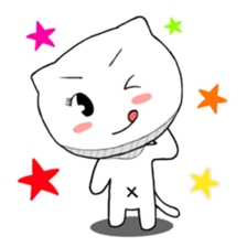 The cute cats sticker sticker #7079854