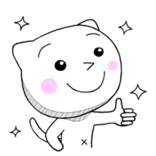 The cute cats sticker sticker #7079879