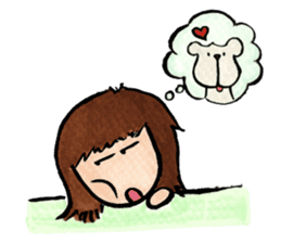 Jenlato-chan & Bearlin sticker #7080093