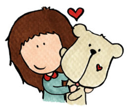 Jenlato-chan & Bearlin sticker #7080097