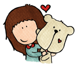 Jenlato-chan & Bearlin sticker #7080097