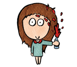 Jenlato-chan & Bearlin sticker #7080098