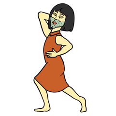 Woman in the neighborhood 3