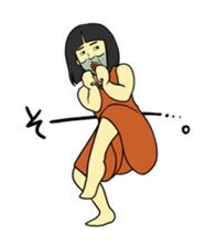 Woman in the neighborhood 3 sticker #7080524