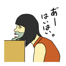 Woman in the neighborhood 3 sticker #7080530