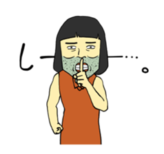 Woman in the neighborhood 3 sticker #7080534