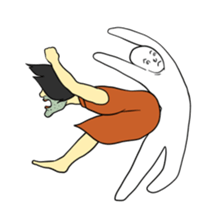 Woman in the neighborhood 3 sticker #7080535