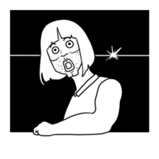 Woman in the neighborhood 3 sticker #7080538