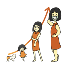 Woman in the neighborhood 3 sticker #7080544