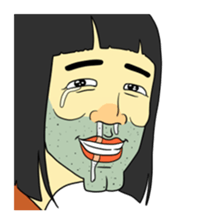 Woman in the neighborhood 3 sticker #7080545