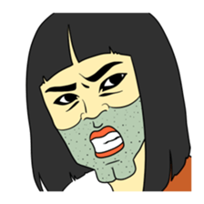 Woman in the neighborhood 3 sticker #7080549