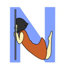 Woman in the neighborhood 3 sticker #7080554