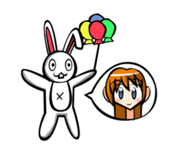 Behavior of the brown hair of women.(1) sticker #7080662