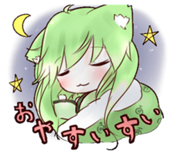 Melon Cat Sui-chan sticker #7081082