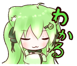 Melon Cat Sui-chan sticker #7081085