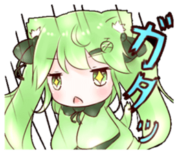 Melon Cat Sui-chan sticker #7081086