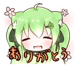 Melon Cat Sui-chan sticker #7081093