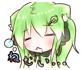 Melon Cat Sui-chan sticker #7081096