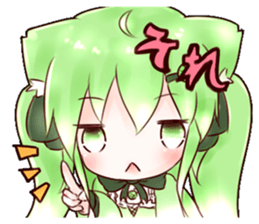 Melon Cat Sui-chan sticker #7081098