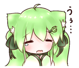 Melon Cat Sui-chan sticker #7081102