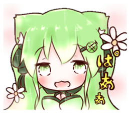 Melon Cat Sui-chan sticker #7081103