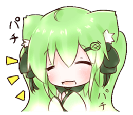 Melon Cat Sui-chan sticker #7081109