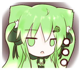 Melon Cat Sui-chan sticker #7081116