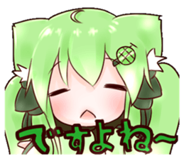 Melon Cat Sui-chan sticker #7081117