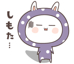 rabbit ver02 -kansai- sticker #7082268